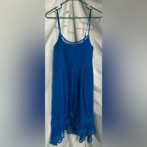 Mudd Royal Blue Summer Dress w/ Adjustable Spaghetti Straps